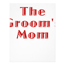 The Grooms Mom Letterhead Template