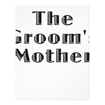 The Grooms Mother Letterhead