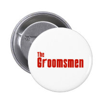 The Groomsmen (Mafia Red) Buttons