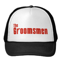 The Groomsmen (Mafia Red) Hats