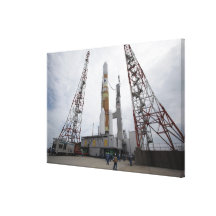 The H-IIB rocket on the launch pad Canvas Prints