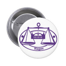 The Hague Stamp Pinback Buttons