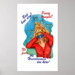 The Hairdressers Poster Print