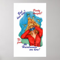 The Hairdressers Poster Print
