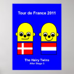 The Hairy Twins Tour de France 2011 Stage 3 posters