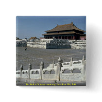 The Hall of Supreme Harmony, Forbidden City, Beiji Pinback Buttons