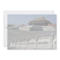 The Hall of Supreme Harny, Forbidden City, Beiji Personalized Invite