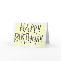 The Happy Birthday assault Cards