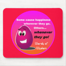 The Happy Egg Head Wisdom Products Mousepad