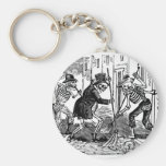 "The Happy Street Cleaner Calaveras" Key Chain