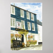 'The Harbour Inn (Padstow)' Print