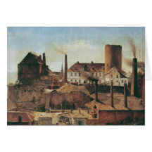 The Harkort Factory at Burg Wetter, c.1834 Card
