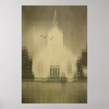 The haunted church "poster"