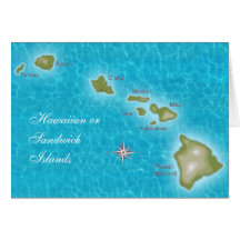 The Hawaiian Islands Card