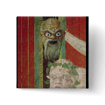 The Head of the Elderly Silenus Pinback Buttons