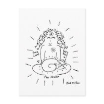 The Healer Cat Postcard