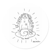 The Healer Cat Stickers