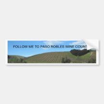 The Heart of Paso Robles Wine Country Bumper Stickers