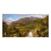The Heart of the Andes by Frederic Edwin Church Personalized Photo Card