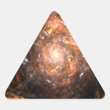 The Heavens Erupt Triangle Sticker