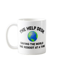 The Help Desk - Saving The World Mugs