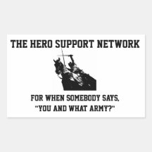 The Hero Support Network Sticker