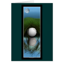 "THE HIDING PLACE" Funny Golfer's Greeting Cards