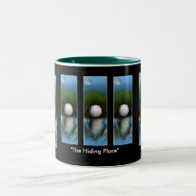 "THE HIDING PLACE" Funny Golfer's Mug