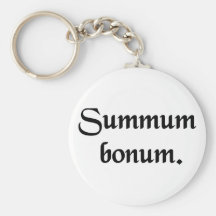 The highest good. key chain