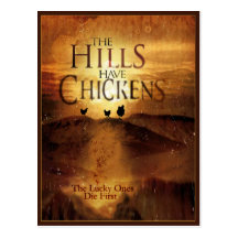 THE HILLS HAVE CHICKENS POSTCARDS