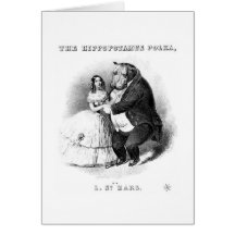 The Hippopotamus Polka Greeting Cards