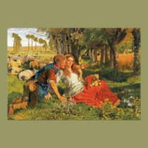 The Hireling Shepherd, 1851-52 posters