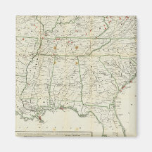 The Historical War Map Fridge Magnets