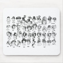 The History of Women's Hats Mouse Pads