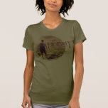 The Hobbit Logo with Bilbo Back t-shirts