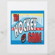 The Hockey Game Full Color Flyer