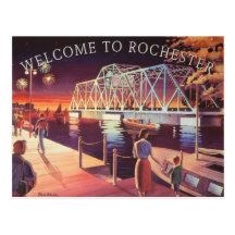 The Hojack Swing Bridge Postcard