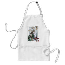 "The Holiday Courier" Apron