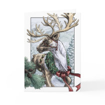 "The Holiday Courier" card with your own message