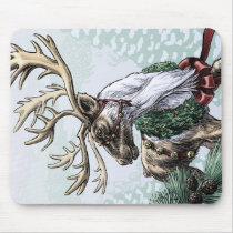 "The Holiday Courier" Mouse Pad