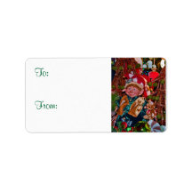 The Holiday Elf Gift Tags Custom Address Label