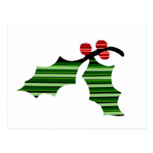 The Holly Leaf Logo Postcard