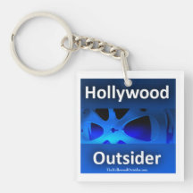 The Hollywood Outsider Logo Keychain Square Acrylic Keychains