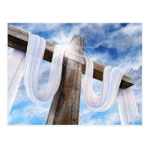 The Holy Cross - Draped in White Postcards