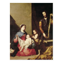 The Holy Family, 1639 Postcard