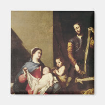 The Holy Family, 1639 Refrigerator Magnet