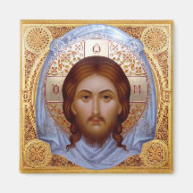 THE HOLY MANDYLION -- Icon Magnet