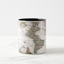 The Homanns Heirs Map of The Americas Mug