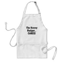 The Honey Badger Cares Apron