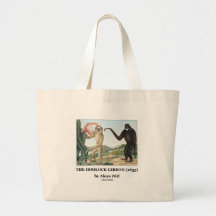 The Hoolock Gibbon (1835) by Aloys Zotl Canvas Bags
